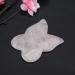 Shop Natural Rose Quartz Crystal Healing Massage Stone Butterfly Plate - Pink Jade Scraping Tool for Facial Care - Buy Online on GoSupps.com