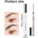 2PCS Eye Brow Pen Natural Makeup Fine Stroke Magic Eyebrow Pencil Waterproof 4 Tip Eyebrow Pencil Natural Fine Lines Eyebrow Pencil for Women and Gril (Gray) - Buy Online on GoSupps.com