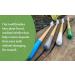 Dental Lace Bamboo Toothbrush Set - 4 Pack of Soft Castor Oil Bristle Brushes - Buy Online on GoSupps.com