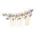 Healeved Fashionable Diamond Hair Accessories Hair Comb Wedding Hair Clip Women Headpiece Hair Accessories for Women Wedding Hair Accessories Sparkly Hair Clip Bridal Hair Accessories