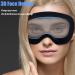 Soft Foam Sleep Eye Mask for Women Men - Comfortable Blindfold for Travel, Yoga, Nap - Block Out Light for Quality Sleep - Black - Buy Online on GoSupps.com