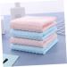 4pcs FRCOLOR Cotton Towel Set | Absorbent Makeup Remover & Facial Washcloths | Bathroom & Bath Supply Accessory | Baby Scarf | Blue - Buy Online on GoSupps.com