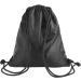 Drawstring Backpack Bag Waterproof Draw String Back Sack with Zip Pocket Gym Drawstring Bags Swim Bag for Men Women Black Upgraded - Buy Online on GoSupps.com