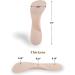 CB Arch Support Insoles - 2 Pairs, Silicone Gel, Shock Absorption, Arch & Heel Pain Relief - Women's 3/4 Length Inserts for High Heels - Nude & Black - Buy Online on GoSupps.com