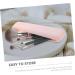 Gogogmee 1set Powder Puff Storage Box Pink Egg Miss Supplies Pink 20X4.8CM - Buy Online on GoSupps.com