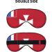 Flag of Wallis and Futuna Islands Soft Eye Mask - Comfortable Light Blocking Sleep Mask for Side Sleepers - Buy Online on GoSupps.com