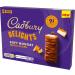 Cadbury Delights Soft Nougat Orange and Caramel Bars 5 x 22g (Pack of 9) - Buy Online on GoSupps.com