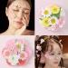 18 Types of Face Flower Body Charms for Women - DIY Makeup & Festival Accessories | Bridal Photography Set - Buy Online on GoSupps.com