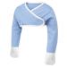 ScratchSleeves | Stay-on Scratch Mitts for Itchy Toddlers | Cross-over 18-21 Months (82-88cm wingspan) Blue