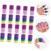 Buy FRCOLOR 20pcs Rainbow Finger Cots & Wristbands - Latex Silk Thumb Protectors for Craft & Comfort - Buy Online on GoSupps.com