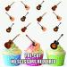 PRE-CUT Acoustic Guitars Cake Decorations - 12 Edible Wafer Cup Cake Toppers - Buy Online on GoSupps.com