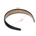Anezus 16 Pcs Satin Headbands Bulk 1 Inch Anti-Slip Black Ribbon Hair Bands for Women and Girls - DIY Craft Hair Accessories - Buy Online on GoSupps.com