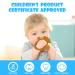 Vicloon Baby Bite Toys - 2PC Soft Silicone BPA-Free Rings | Dental Aid & Soothing Toy for 3+ Months | Brown - Buy Online on GoSupps.com