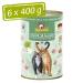 Granapet Delicatessen Wild wet food for cats food without cereals & without sugar additives cat food with high meat content & high -quality oils 6 x 400 g wild PUR 400 g (6 Pack)