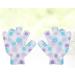 FRCOLOR 3 Pairs Printed Bath Gloves Five Finger Shower Gloves Exfoliating Gloves Printing Child Bath Towel - Buy Online on GoSupps.com