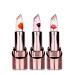3Pcs Flower Crystal Jelly Color-Changing Lipstick Set - Long-Lasting, Moisturizing, Nutritious Lip Balm - H9302x3 - Buy Online on GoSupps.com