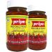 Priya Red Chilli Pickle | Traditional Pickle | Indian Origin | Delicious with Poppadums | Spicy & Sour | 300G (Pack of 2)