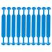 LIXBD 20pcs Mask Rope Extension Comfortable Non-Slip Mask Strap Hook Ear Loop Extension Ear Protection (Pink) (Color: Blue)