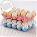 Angoily 12 Egg Tray Egg Case Holder Chicken Egg Dispenser Refrigerator Egg Holder White Ceramics Food Glass - Buy Online on GoSupps.com