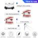 Pizens Jawline Trainer - 10 PCS Jaw Exerciser for Men & Women | Achieve a Beautiful Jawline Today! - Buy Online on GoSupps.com