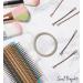Soul Project Hair Ties - 100 No-Metal Elastic Bands for All Hair Types | Light Blonde 4mm - Perfect for Ponytails Braids & Gym - Buy Online on GoSupps.com