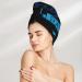 Happy Father's Day Microfiber Hair Towel for Women | Super Absorbent Coral Velvet Quick Dry Hair Wrap - Buy Online on GoSupps.com