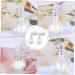 FOMIYES 2pcs Spray Glitter Mist Spray Bottle Spray Powder Makeup Hair Decor Clear Plastic White Make up White 7.5x6cm - Buy Online on GoSupps.com