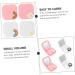 Lalafina 4-Piece Contact Lens Container Set - Eye Care Case with Remover for Easy Use | International Shipping Available - Buy Online on GoSupps.com