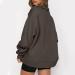 Beppter Women's Christmas Oversized Quarter Zip Sweatshirt Hoodie - Brown Medium | Y2K Fall Fashion - Buy Online on GoSupps.com