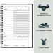 Fitness Journal - Workout Journal/Planner 8.3" x 6.3"  Fitness Planner to Track Workout Process  178 Pages with PP Cover + 2 Goals/Note Pages+ Twin-wire Binding Black - Buy Online on GoSupps.com