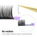 Buy Nagaraku C Curl Individual Eyelash Extensions - 5 Trays (11-15mm) - Permanent Volume Matte Black - Ideal for Professional Use - Buy Online on GoSupps.com