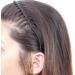 Unisex Wavy Headband Black Spring Wavy Metal Hair Band with Long Teeth Hairhoop Sports Headband Headwear Accessories Black 1pc Wavy Hairhoop - Buy Online on GoSupps.com