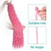 ZRQ 2 Packs 36 Inch Pink Faux Locs Crochet Hair - Soft Wavy Goddess Locs, Pre-looped Curly Afro Roots - Buy Online on GoSupps.com