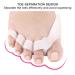 6 Pairs Toe Separators - Hallux Valgus Corrector & Bunion Relief Tool - Buy Online on GoSupps.com