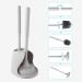 Yocada Toilet Plunger and Brush Set - 2 in 1 Combo for Bathroom Cleaning (Grey) - 1 Set - Buy Online on GoSupps.com