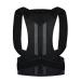 Female Male Posture Corrector Adjustable Magnetic Back Support Nylon Elastic Shoulder Back Brace Corset Back Belt (Color : Black Size : Medium) Black 4X-Large
