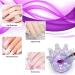 Acrylic Liquid Monomer Professional Salon MMA-FREE Non-Yellow | Medium Drying Time Maximum Strength Adhesive Nail Extension | Used for Natural Nails and Fake Nails Purple 100ml By Supremely - Buy Online on GoSupps.com