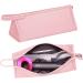Travel Case for Airwrap/Curling Iron Portable Hair Dryer Carrying Bag Waterproof Storage for Supersonic Styler Accessories Protection Organizer (Pink)