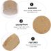 Healeeved 25-Piece Moxa Cake Pack | Portable Chinese Moxa for Home Health | Round Mugwort Wormwood Accessory - Buy Online on GoSupps.com