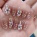 Handmade Armor Wearing High Grade Explosive Flash Illusion Ice Flower False Nail Patch Finished Detachable Nail Beauty (Size : A Color : L) - Buy Online on GoSupps.com