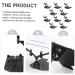 Stobok 10-Piece Display Panel Holder - Black Clamping Rack for Desk Signage & Advertising Clips - Daily Label Holder (1 Pack) - Buy Online on GoSupps.com