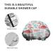 Pink Flamingos Tropical Shower Cap | Reusable Exotic Bird Hair Care Accessory for Women | 10.6 x 4.3 x 0.15 Inch - Buy Online on GoSupps.com