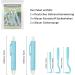 Nepfaivy Tick Pliers Set - 3 Tick Hooks & 2 Tweezers for Safe Tick Removal in Dogs Cats & Kids - Effective & Simple Tick Remover for All Sizes - Buy Online on GoSupps.com