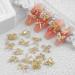 50 Piece 3D Gold Bow & Butterfly Nail Charms - Premium Alloy Nail Art Decor for Stunning Nail Designs - Buy Online on GoSupps.com