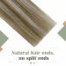 LAAVOO 50g Micro Tressen Real Hair Extensions - Brown Highlights & Blonde Micro Weft - 12 Eze Weft Remy Human Hair #P8/60 - Buy Online on GoSupps.com
