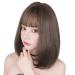 BGHJUE Women's Short Wavy Wig with Bangs - Versatile Mid-Length Hair Wig for All Occasions - Buy Online on GoSupps.com
