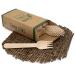 TIMBR STIKS 80 Disposable Wooden Forks With Zero Plastic Packaging Wood 160mm Birch Forks