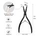 Gomake Tape in Hair Extension Tools Kit - Stainless Steel Sealing Clamp Plier, Tape Remover Scraper, Hair Clips & Styling Tools | For Human Hair Extensions - Black - Buy Online on GoSupps.com
