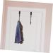Holibanna 2pcs Over Hangers Hook Iron Bathroom Hanger Hooks No-Punching Door Towel Double-Hook Coat Wall - Buy Online on GoSupps.com
