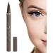Lash Enhancing Liquid Eyeliner Eye Makeup Eyeliner Master Precise All Day Liquid Waterproof Long Lasting Smudge-proof Liquid Eye Makeup Seal Stamp Tool for Wing (Light brown) - Buy Online on GoSupps.com
